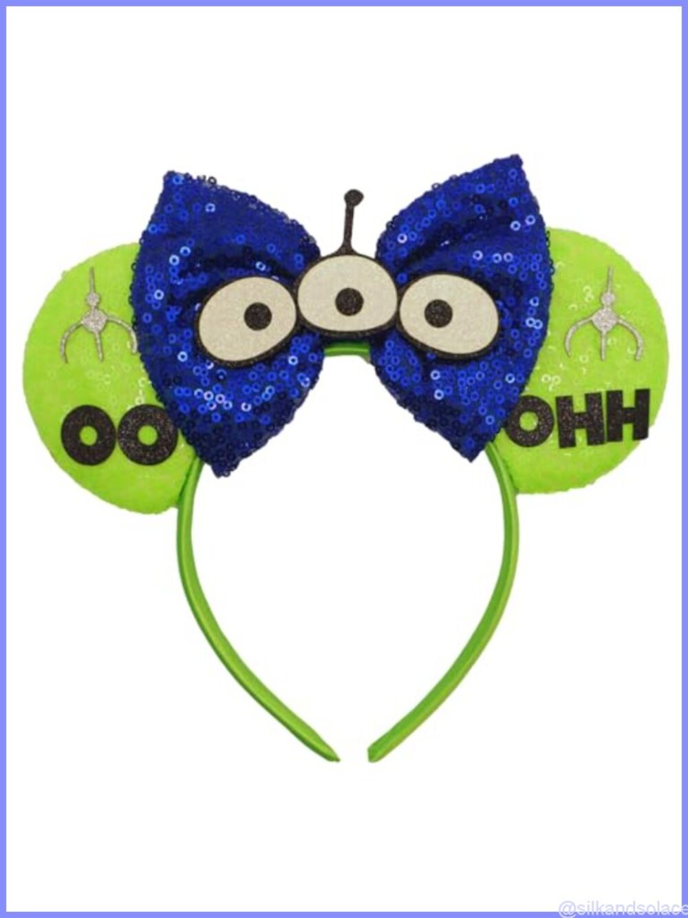 Alien Headband for Women Men Sequin Costume Party Halloween Accessory